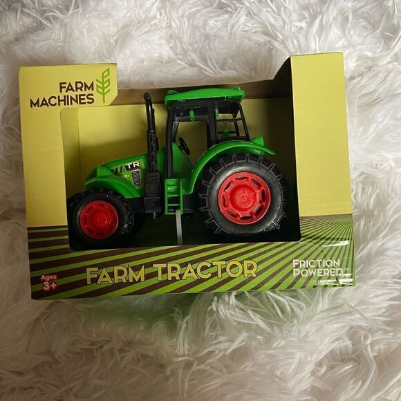 *NIB* Farm Machines Friction Powered Farm Tractor - Picture 1 of 7